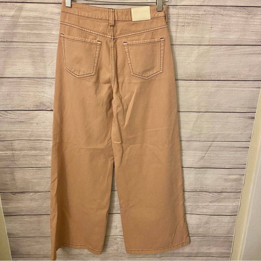 SALE Scotch & Soda peach colored wide flare jeans 24 EUC - Picture 6 of 13